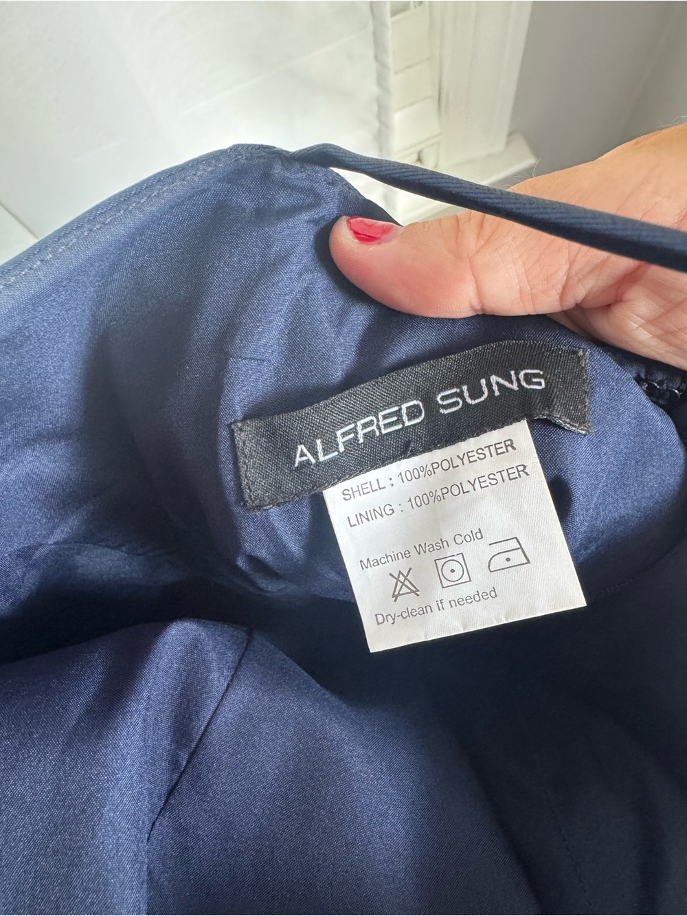 Alfred Sung (D750) Dress in Midnight - Picture 12 of 13